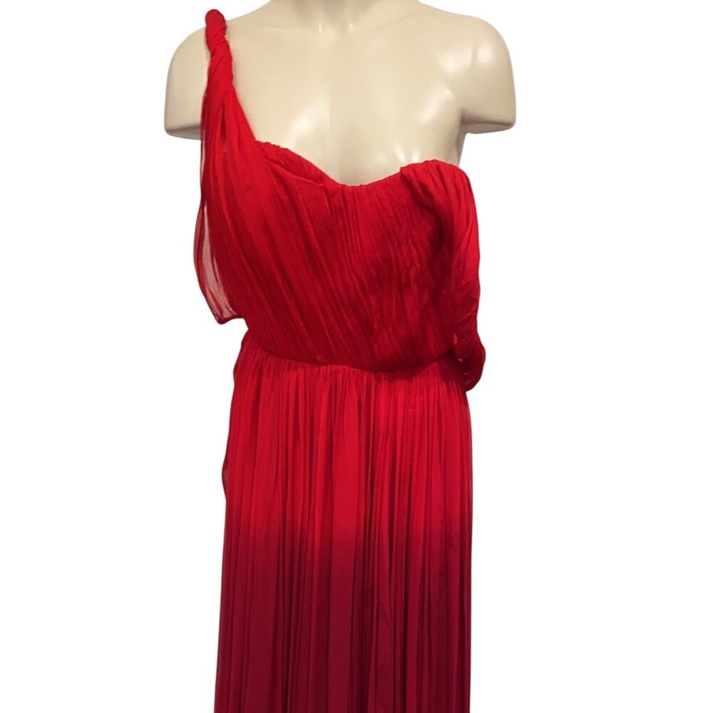 Oscar De La Renta Scarlet Long Dress - Picture 4 of 16